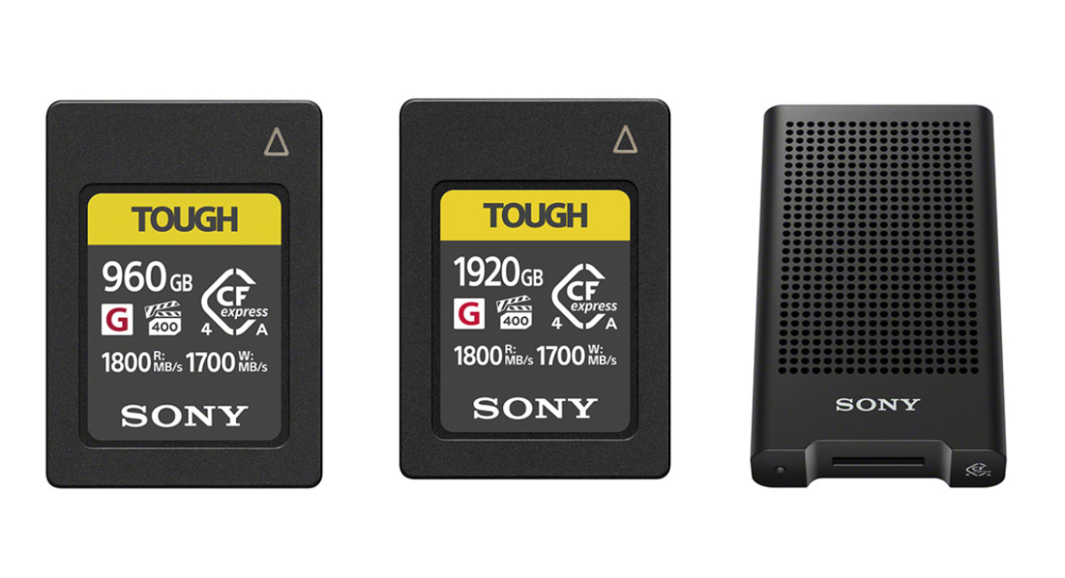 Sony 1920GB and 960GB CFexpress Type A Memory Cards Released