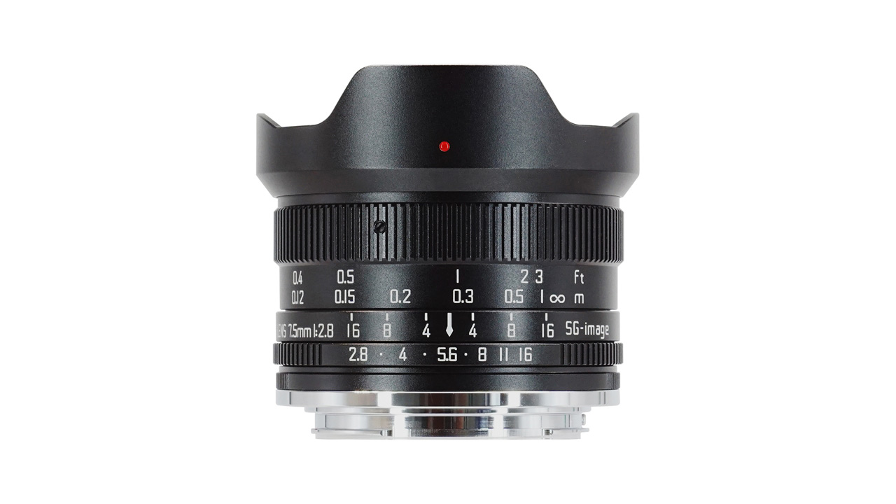 SG-image 7.5mm F2.8 FISHEYE Lens Unveiled