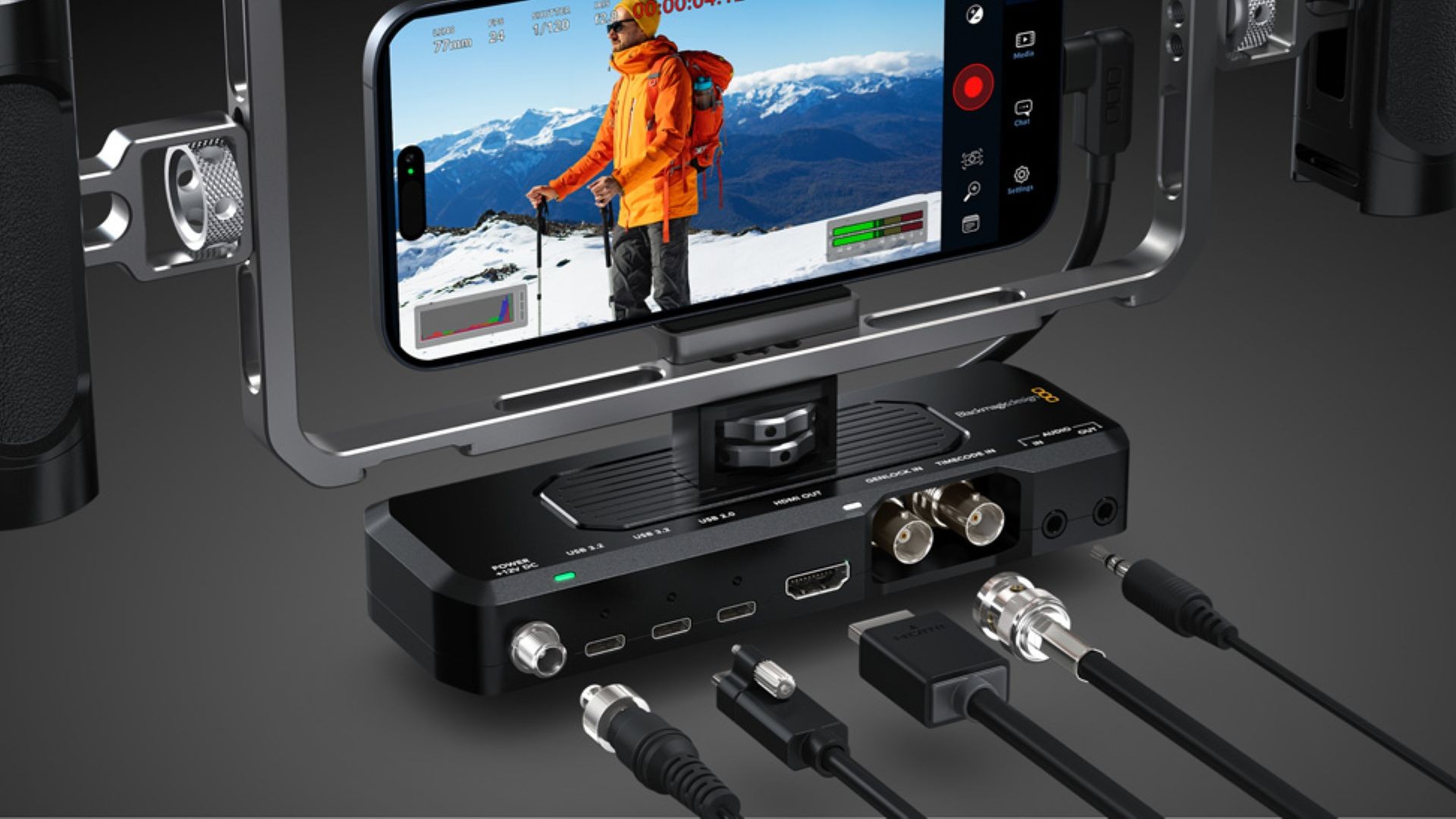 Blackmagic Camera ProDock Unveiled for iPhone 17 Pro