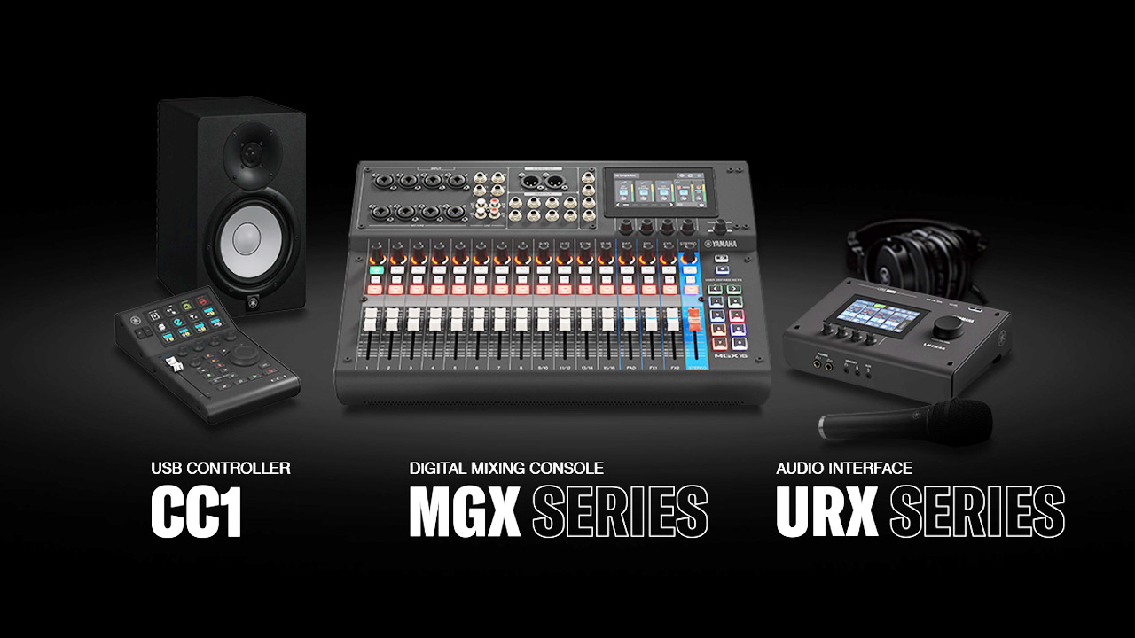 Yamaha MGX Series and URX Series Mixers Unveiled