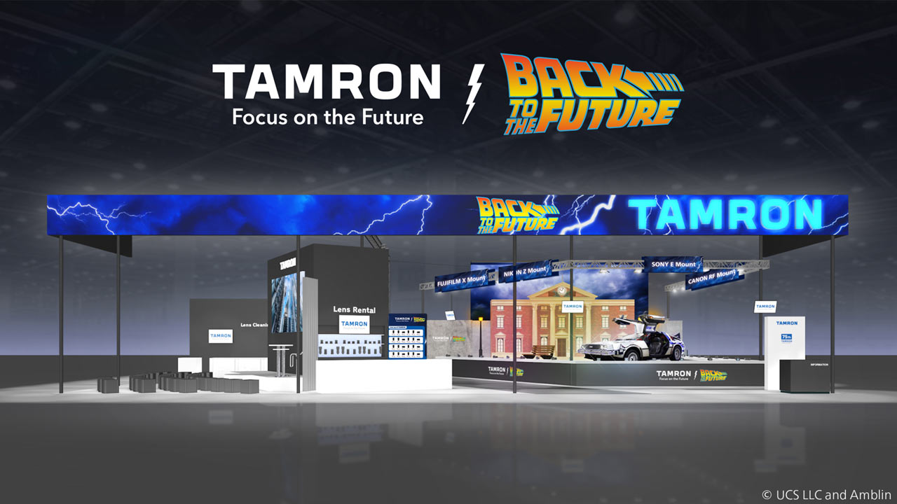 TAMRON Launches Collaboration with Back to the Future at CP+ 2026