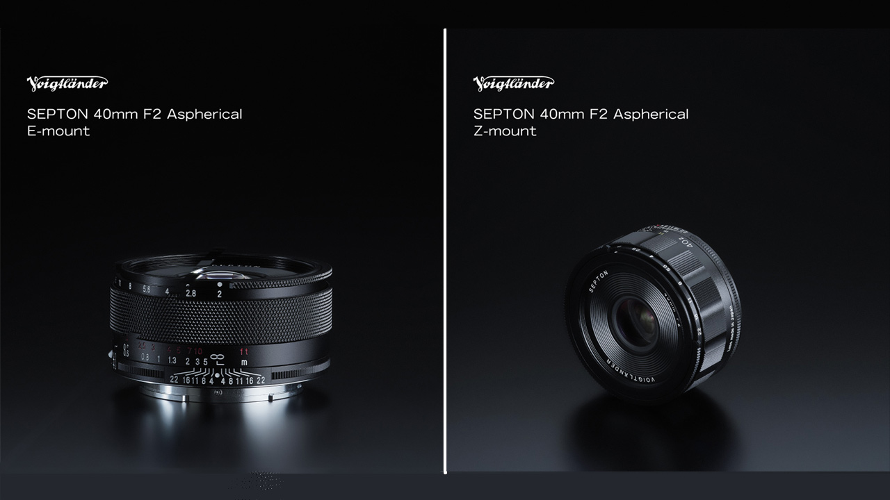 Voigtlander SEPTON 40mm F2 For E/Z Mounts Released