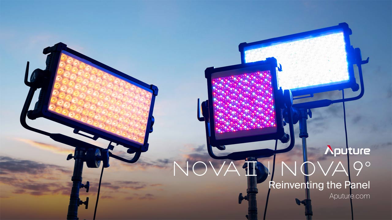 Aputure NOVA 9° 2×1 and NOVA II 1×1 Lights Announced