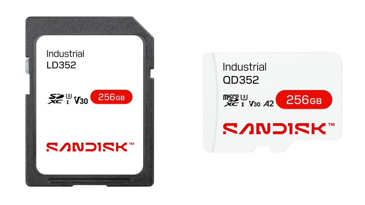 SanDisk Industrial SD and microSD cards Unveiled