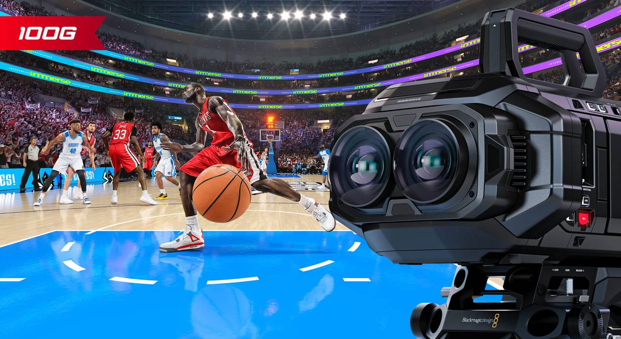 Blackmagic Design URSA Cine Immersive 100G Camera Announced