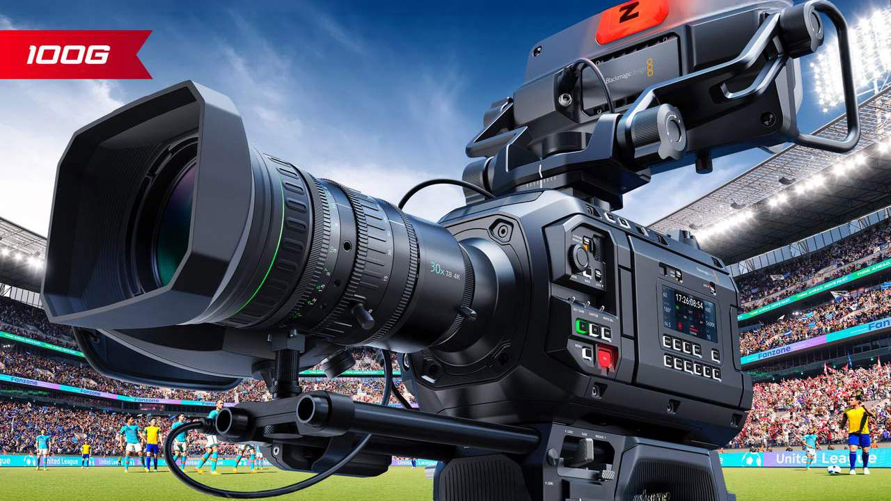 Blackmagic URSA Cine 12K LF 100G Broadcasting Camera Unveiled