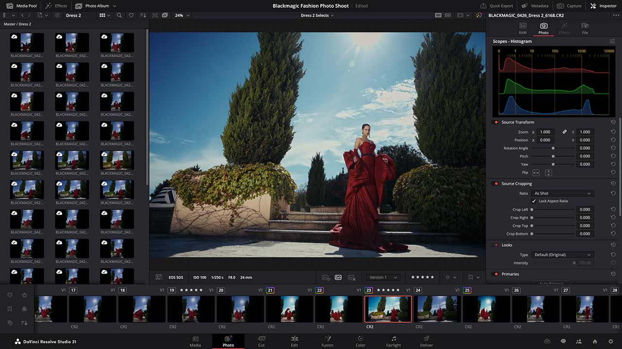 DaVinci Resolve 21 Debuts, Including New Photo Page