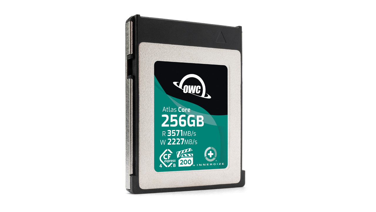 OWC Atlas Core 256GB CFExpress 4.0 Type B Released
