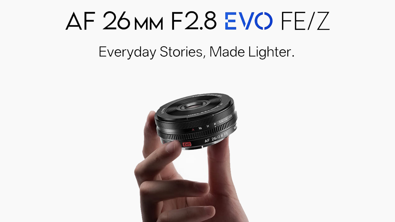 Viltrox AF 26mm F2.8 EVO full-frame pancake lens unveiled