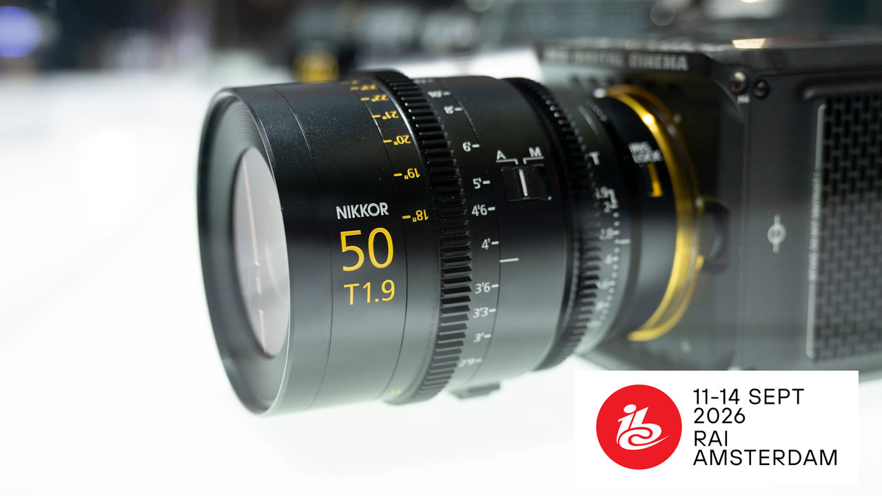 NIKKOR Z CINEMA 50mm T1.9 VV Exhibited at IBC2026