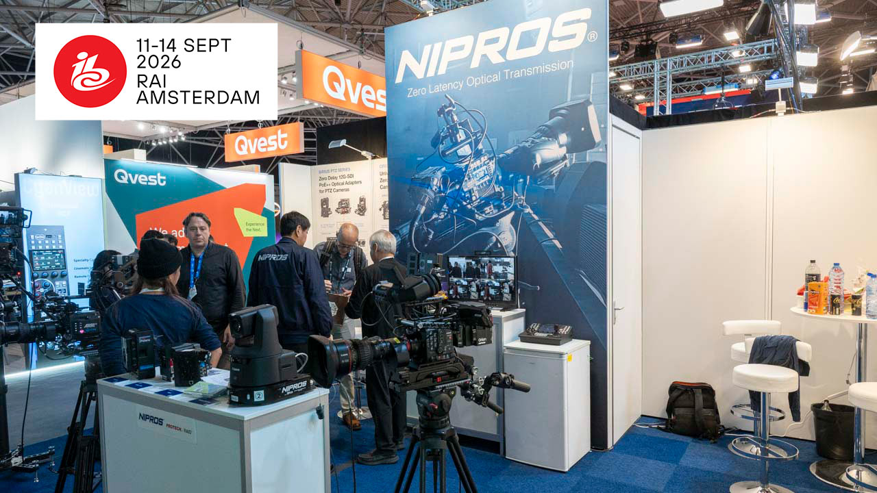 NIPROS at IBC2026 – VEGA-R Optical RED Transmission and More!